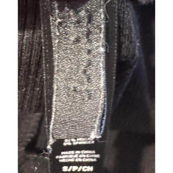 Skims Black Ribbed Pull On Straight Leg Lounge Pajama Pants Size Small READ - Picture 5 of 7